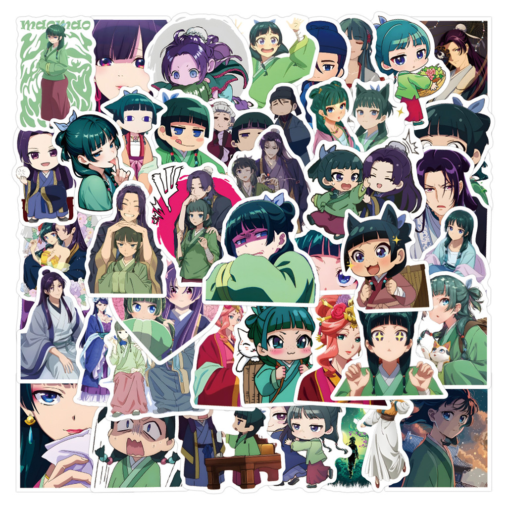 60 ชิ้น Maomao Apothecary Diaries สติกเกอร์ Jinshi DIY สติกเกอร์ Scrapbooking โทรศัพท์กระเป๋าเดินทาง