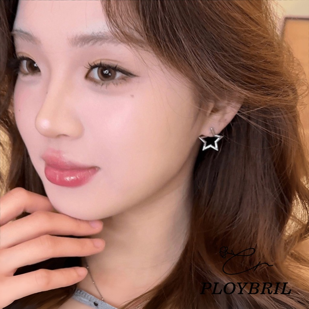 PLOYBRIL S925 เงินสเตอร์ลิงเจาะหู Star รูปที่ 4