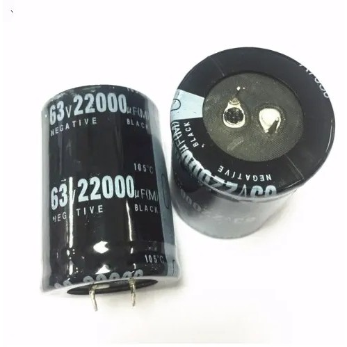 2 ชิ้น 63V22000uf 35x50 มม.ตัวเก็บประจุไฟฟ้า Radial 22000uf 63V