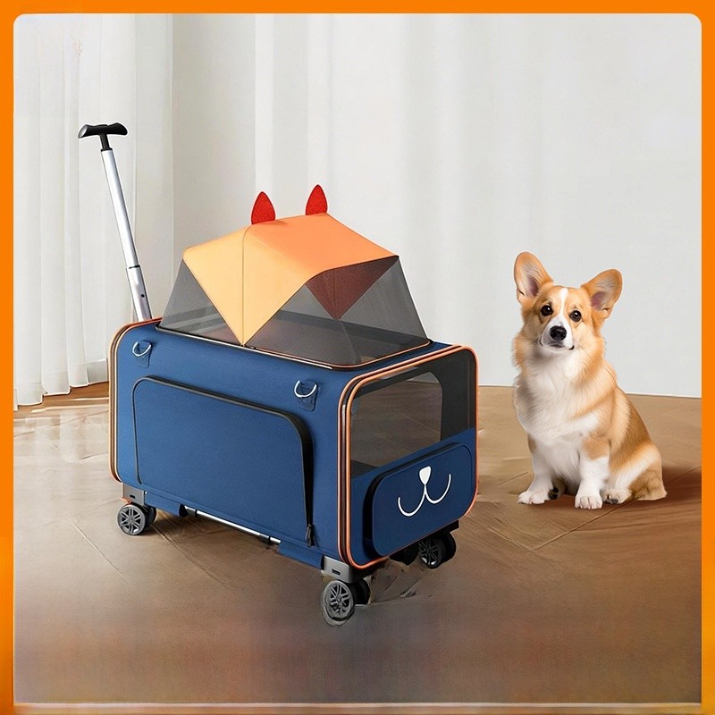 Pet Outing Trolley One-Shoulder Cat Bag Dog Small Trolley Cat Handbag Pet Trolley Bag