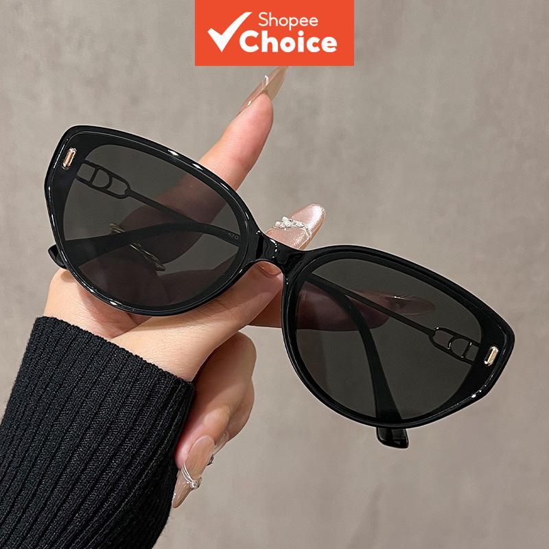 สําหรับแว่นกันแดดผู้หญิง Cat Eye Uv400 กรอบเล็ก