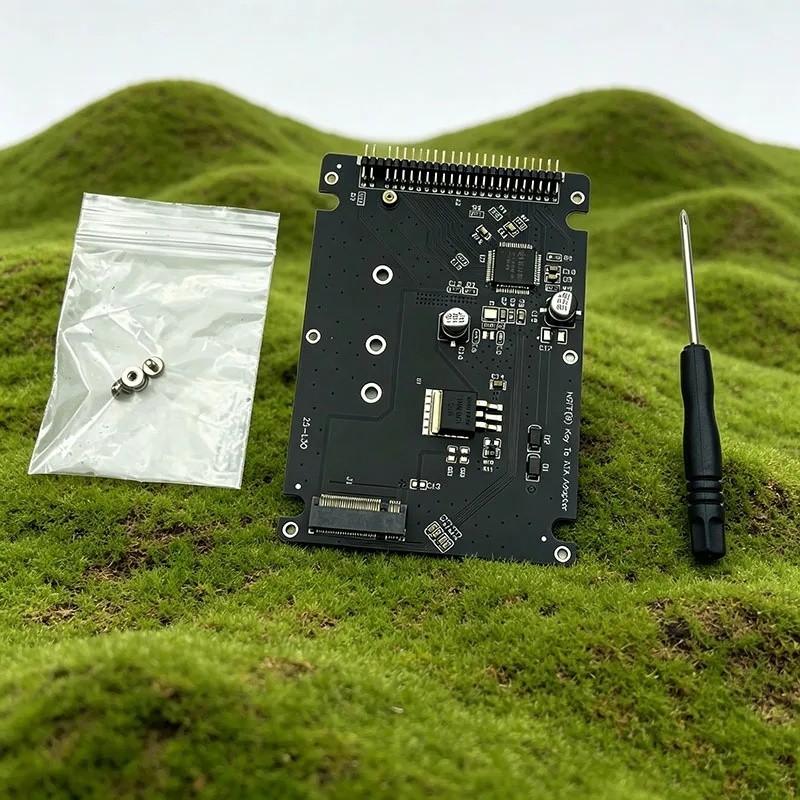ใหม่ M.2 NGFF Key B SATA SSD ถึง IDE ATA 44Pin อะแดปเตอร์ Riser การ์ด M2 2230 2242 2260 2280 สนับสนุ