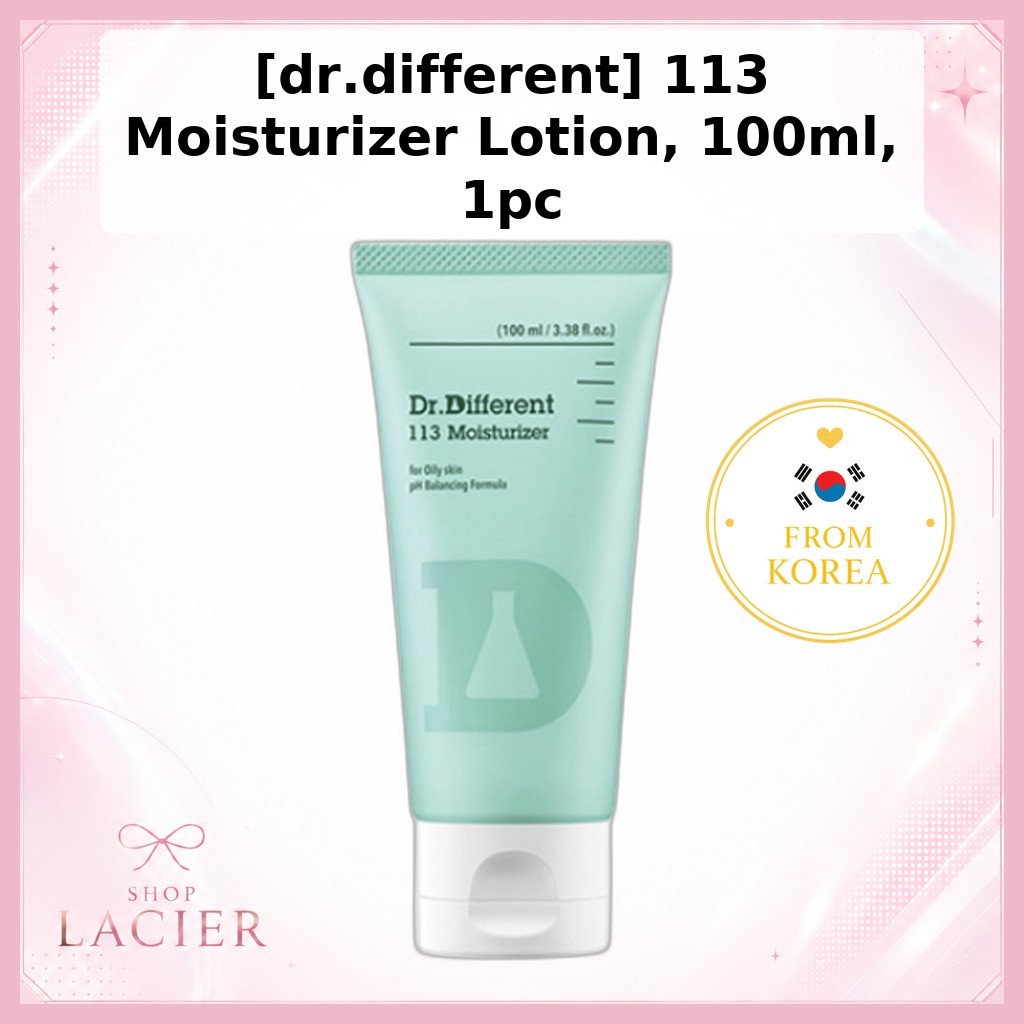 [dr.different] 113 Moisturizer Lotion, 100ml, 1pc / Korean Moisturizer / สูตรบางเบา by Shop Lacier