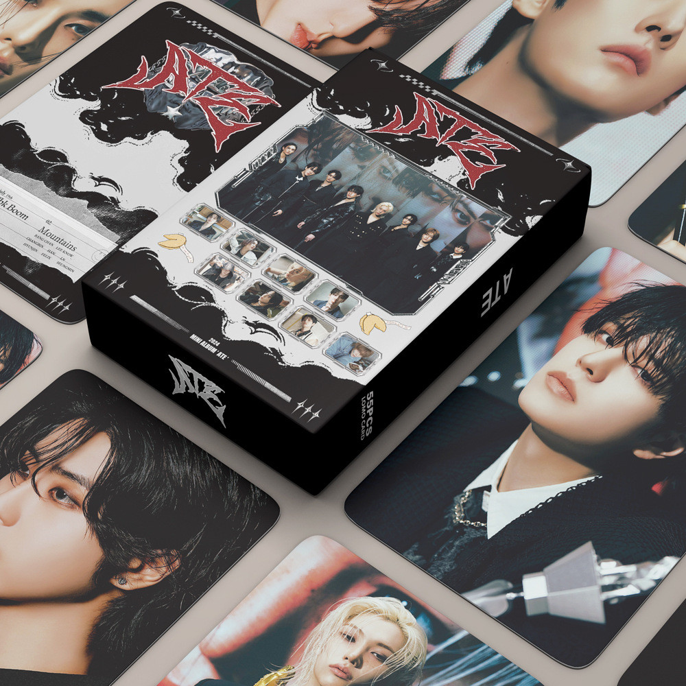 KPOP 55 SK Photocards ATE อัลบั้ม Hwang Hyun Chen feix Fang Chan I.N Lee Min Ho Lee Min Ho Photocard