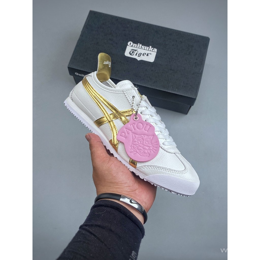 2026Asics Onitsuka Tiger รองเท้า/Onitsuka Tiger Mexico 66 รองเท้าผ้าใบรองเท้าผ้าใบผู้ชายผู้หญิงสไตล์