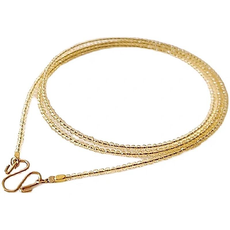 Citrine Spinel Buddha Amulet Chain ผู้หญิงบาง Cl 黄水คริสตัลคริสตัลคริสตัลคริสตัลสร้อยคอสร้อยคอสร้อยคอ
