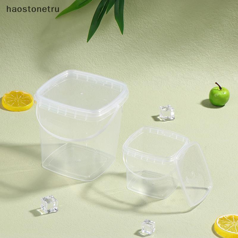 OST 1 PC 280ML/500ML/1L พลาสติกที่ว่างเปล่า Buet พร้อมฝาปิด Airtight PP Jars คอนเทนเนอร์สําหรับอาหาร