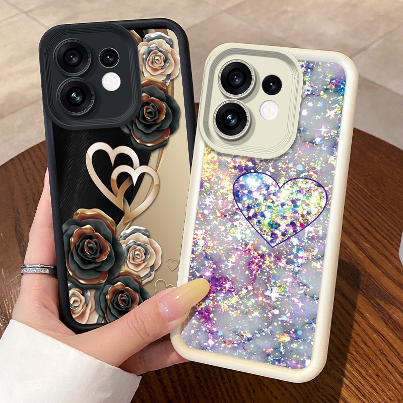 ปลอกสําหรับOppo Reno16 Reno 16 Pro 5G 2026 กรณีบรรยากาศที่สวยงามชายหญิงรูปแบบMatte SoftซิลิโคนAnti D