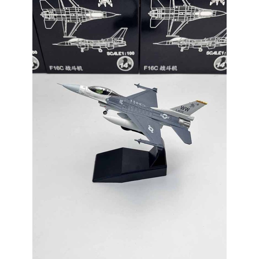 Pandon Hobby PD1M Amer 1/100 US Army F16 Alloy Fighter F-16C จําลอง Static เครื่องบินทหารรุ่นเครื่อง