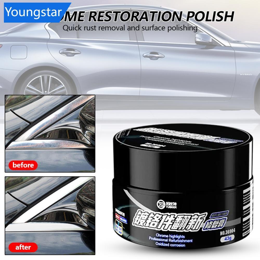 FYY Universal Car Chrome Restoration Paste Polish Oxidized Chrome Renovation Compound สําหรับมือจับป