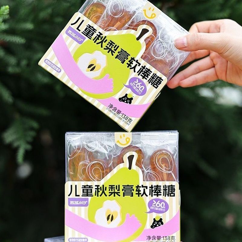 Pear Paste Gummy Gummy Stick ขนมเด็ก 7-24v