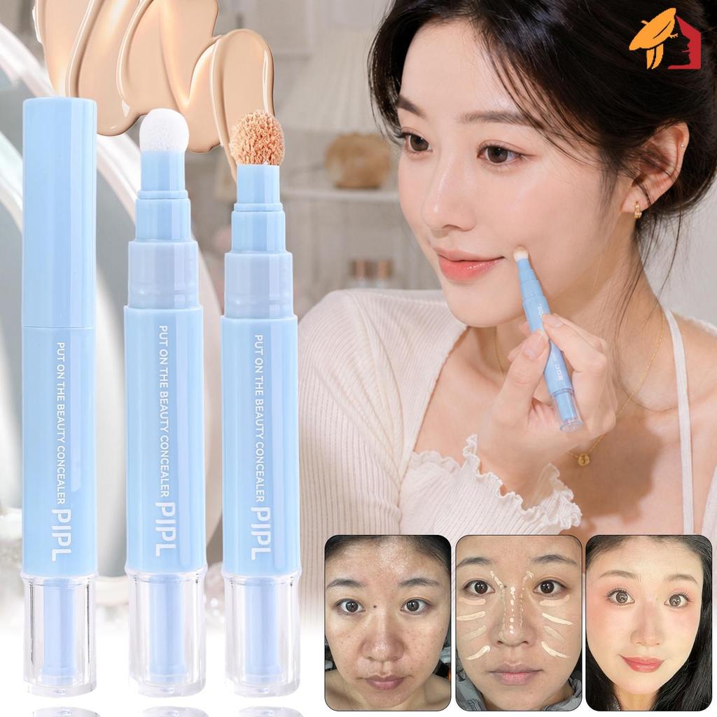 ไม้กายสิทธิ์คอนซีลเลอร์แบบหลอดแบบพกพา-สูตรป้องกันแห้งแบบปิดผนึกที่ทนต่อออกซิเดชั่น-แผลเป็นสิวที่แม่นยําใต้ตาปกคลุมสําหรับทุกสภาพผิว