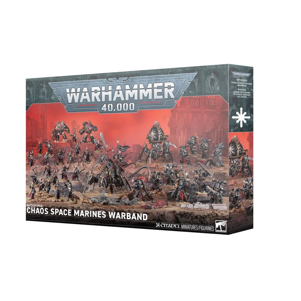 (NEW RELEASE) BATTLEFORCE: CHAOS S/MARINES WARBAND