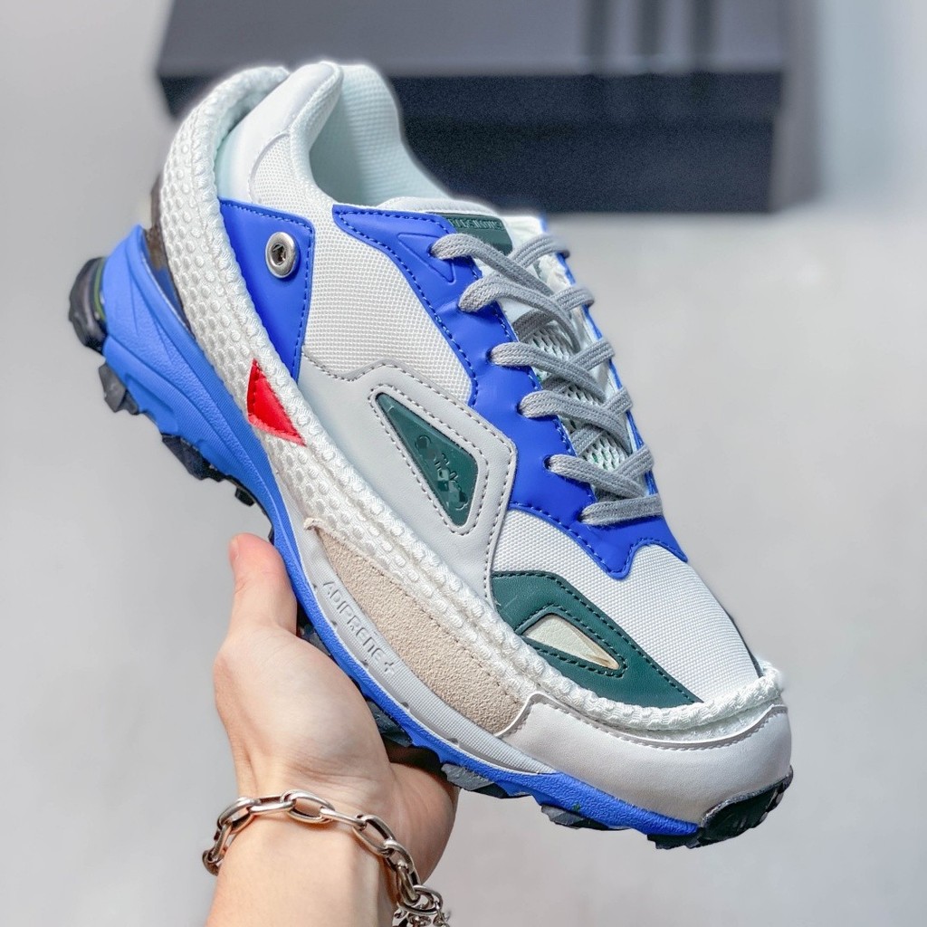 R RAF SIMONS Response Shock Absorption รองเท้าวิ่งสบายรองเท้ากีฬาทนต่อการสึกหรอ Unisex ทนทาน