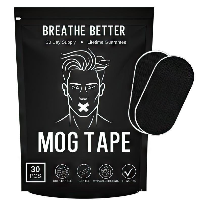 Mog Mog Mouth Sticker-One Month Supply Mouth Sticker, อุปกรณ์กีฬา, 30 ชิ้น, Mog Strip Tape Sleep FYD