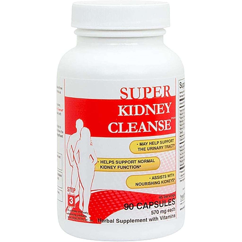 Health Plus Super Kidney Cleanse - 90 แคปซูล