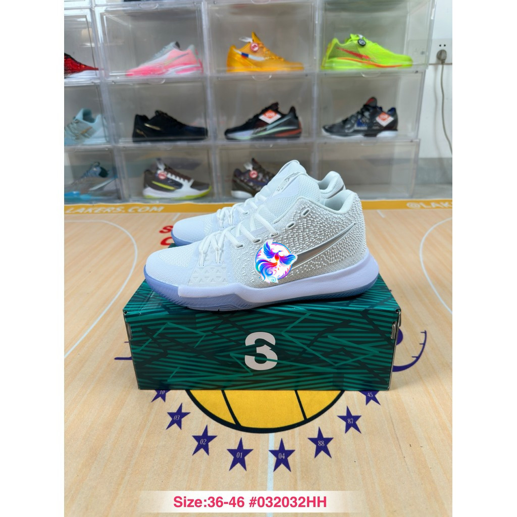บริษัทระดับ Kyrie 3 Irving 3 Generation ผู้ชายผู้หญิงกีฬา Leisure Air Cushion รองเท้าบาสเก็ตบอล UAD6