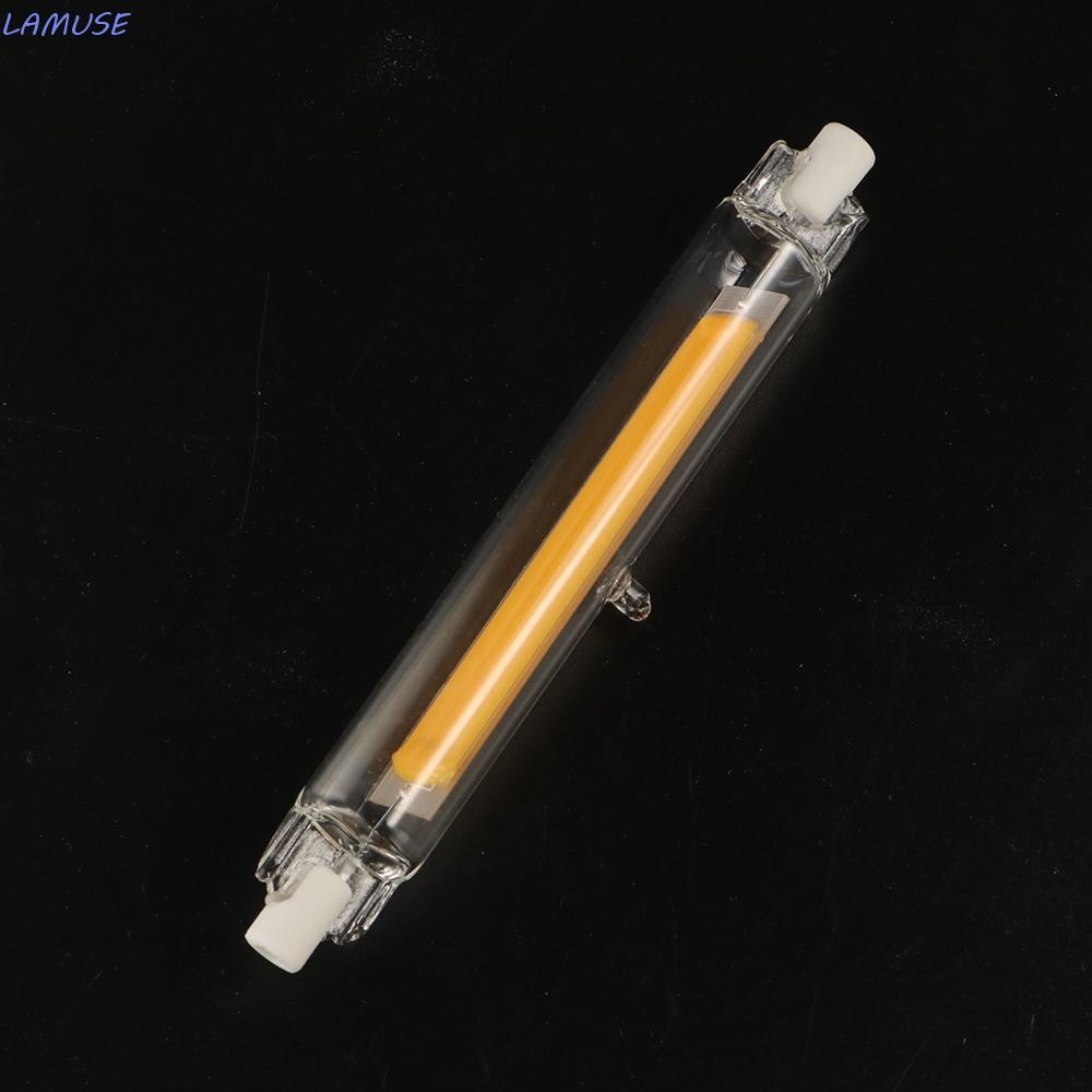 LAMUSE COB Tube Bulb, 360 Glow Replacement R7S Lamp Tube, Retro Dimmable 110v/220v Bar