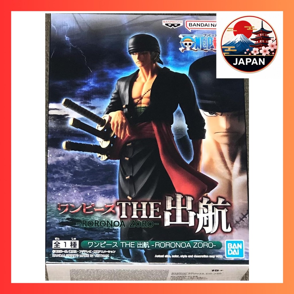 ［Directly from Japan］Banpresto One Piece THE Departure Roronoa Zoro Roronoa Zoro【Prime Japan】