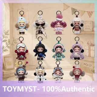 POPMART SKULLPANDA Dant to Want Series ตุ๊กตาจี้ตุ๊กตา Mystery Box ของแท้รุ่นอินเทรนด์เล่น