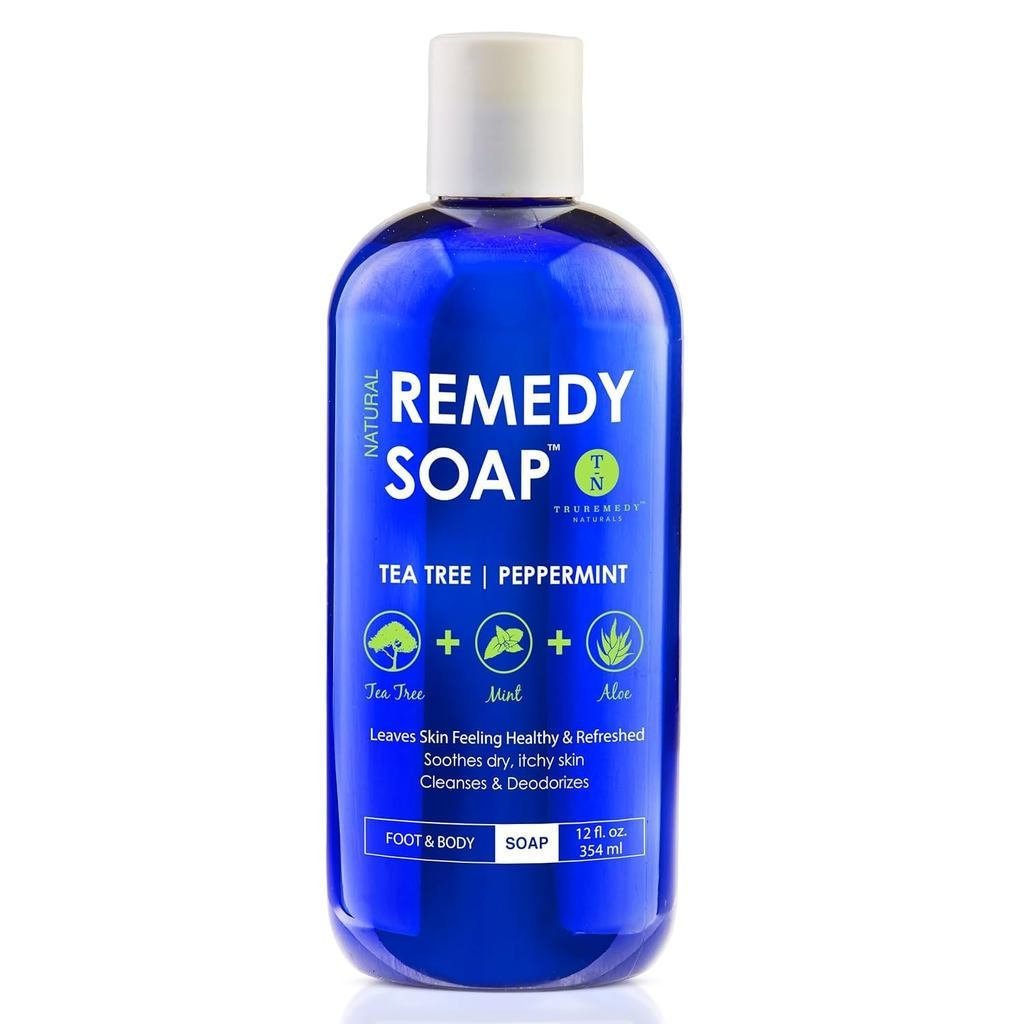 Truremedys Tea Tree Oil Body Wash 12oz-Vitality Tea Tree Oil, Mint, Aloe Vera Body Wash