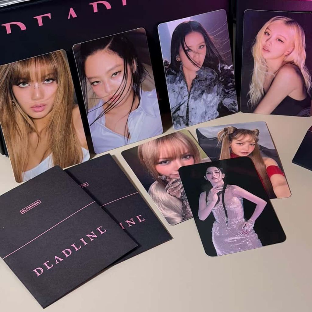 Black blackpink Mini 3 Random BLACKPINK Japanese Zone Random Card jennie rose Flash Random Card
