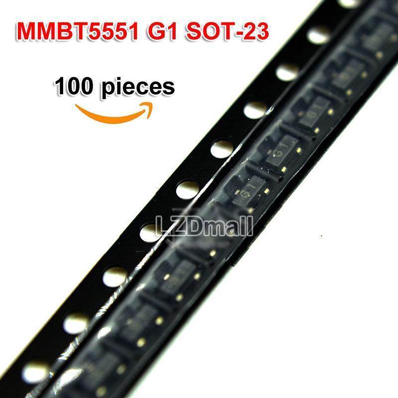 100 ชิ้น MMBT5551 G1 SOT-23 2N5551 SOT23-3 SMD 0.6A 180V PNP ทรานซิสเตอร์ใหม่