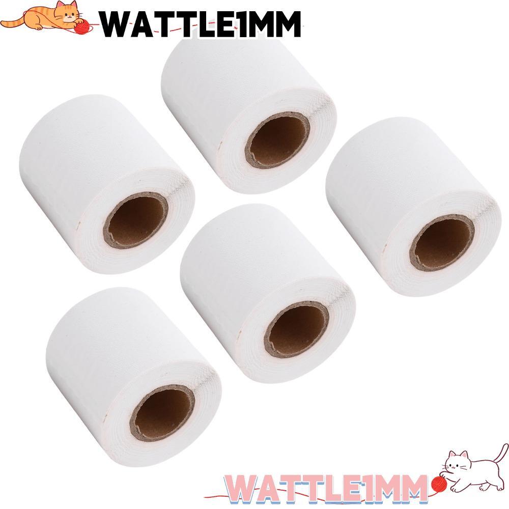 WATTLE1MM 5pcs เทปท่อเครื่องปรับอากาศ,วัสดุ PVC 2.4in กว้างเทปฉนวน PVC,ฉนวนไฟฟ้า 31ft ความยาวรั่ว AC
