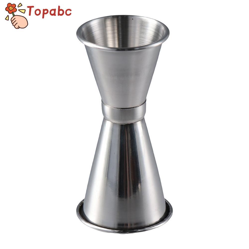 TOPABCLE บาร์วัด Jigger, OZ/ML Shot Double Cocktail Jigger, วัดการวัดภายในบาร์สแตนเลส Jigger Party