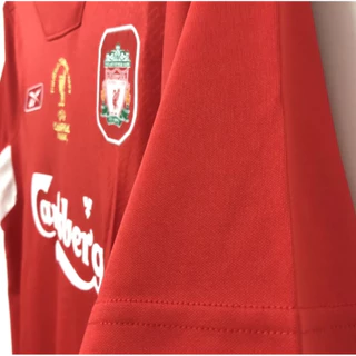 04 05 LIVER-POOL RETRO SOCCER JERSEY GERRARD เสื้อเจอร์ซี่ฟุตบอลย้อนยุคของลิเวอร์พูล ของเจอร์ราร์ด