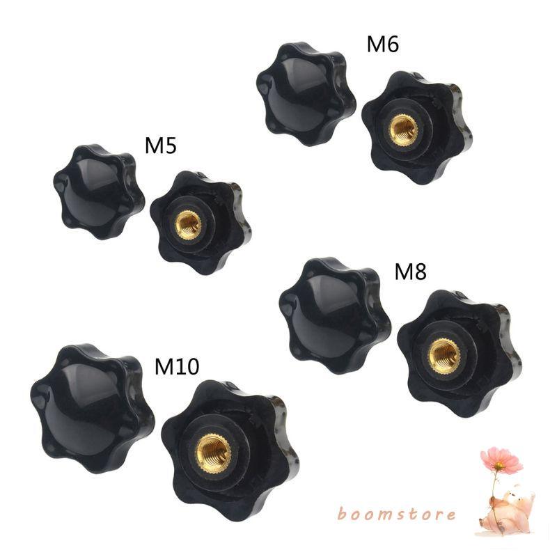 Boom 10x M5 M6 M8 M10 Hex รูปสําหรับหัวลูกบิดเปลี่ยนด้ายหญิง Clamping Kn