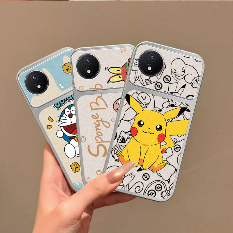 เคส vivo y02t เคส vivo y02 y02a เคสหนังกันกระแทกทนทานสําหรับอุปกรณ์มือถือ