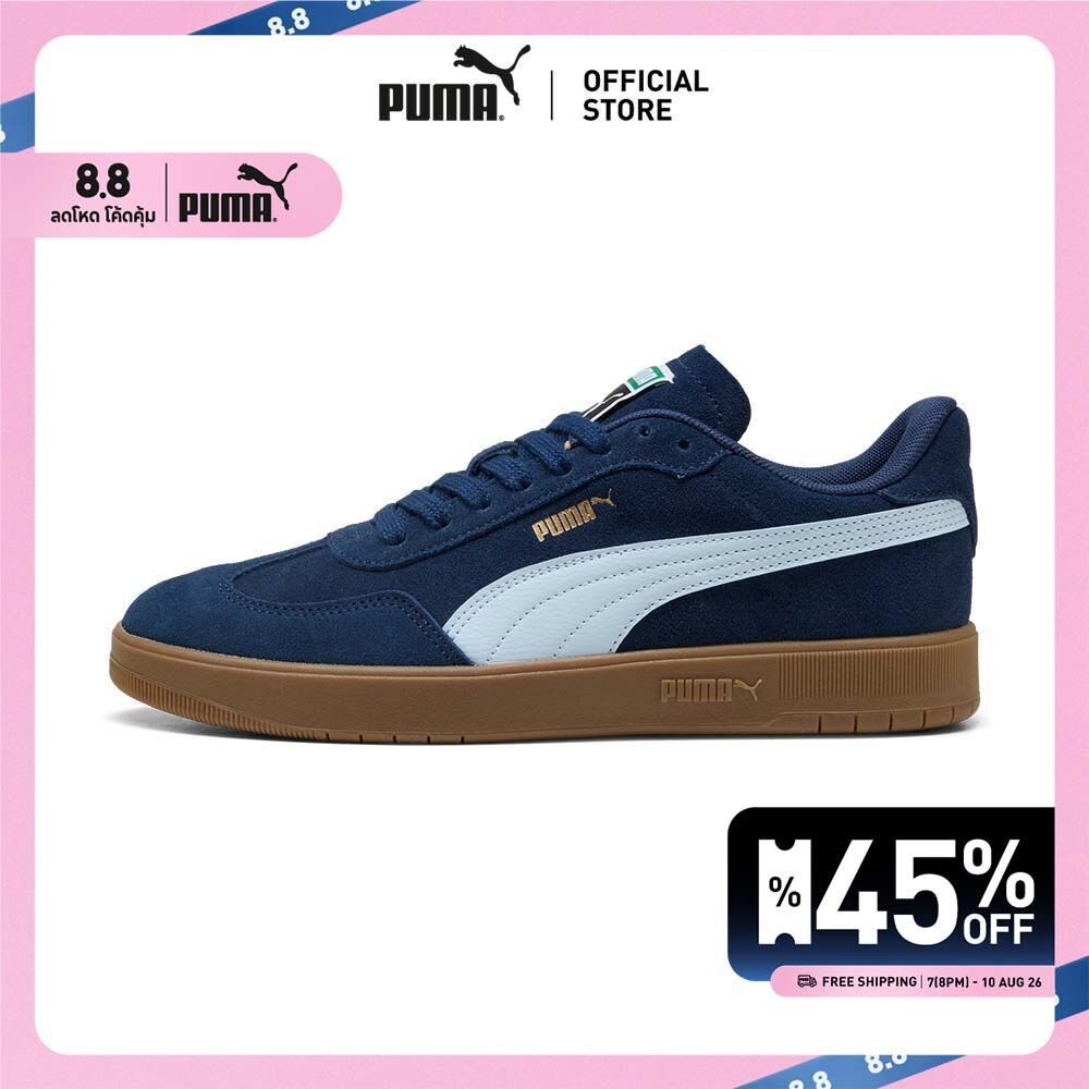 PUMA Basics รองเท้าผ้าใบ Ascenso Suede ยูนิเซ็กส์ สีฟ้า - 40594803