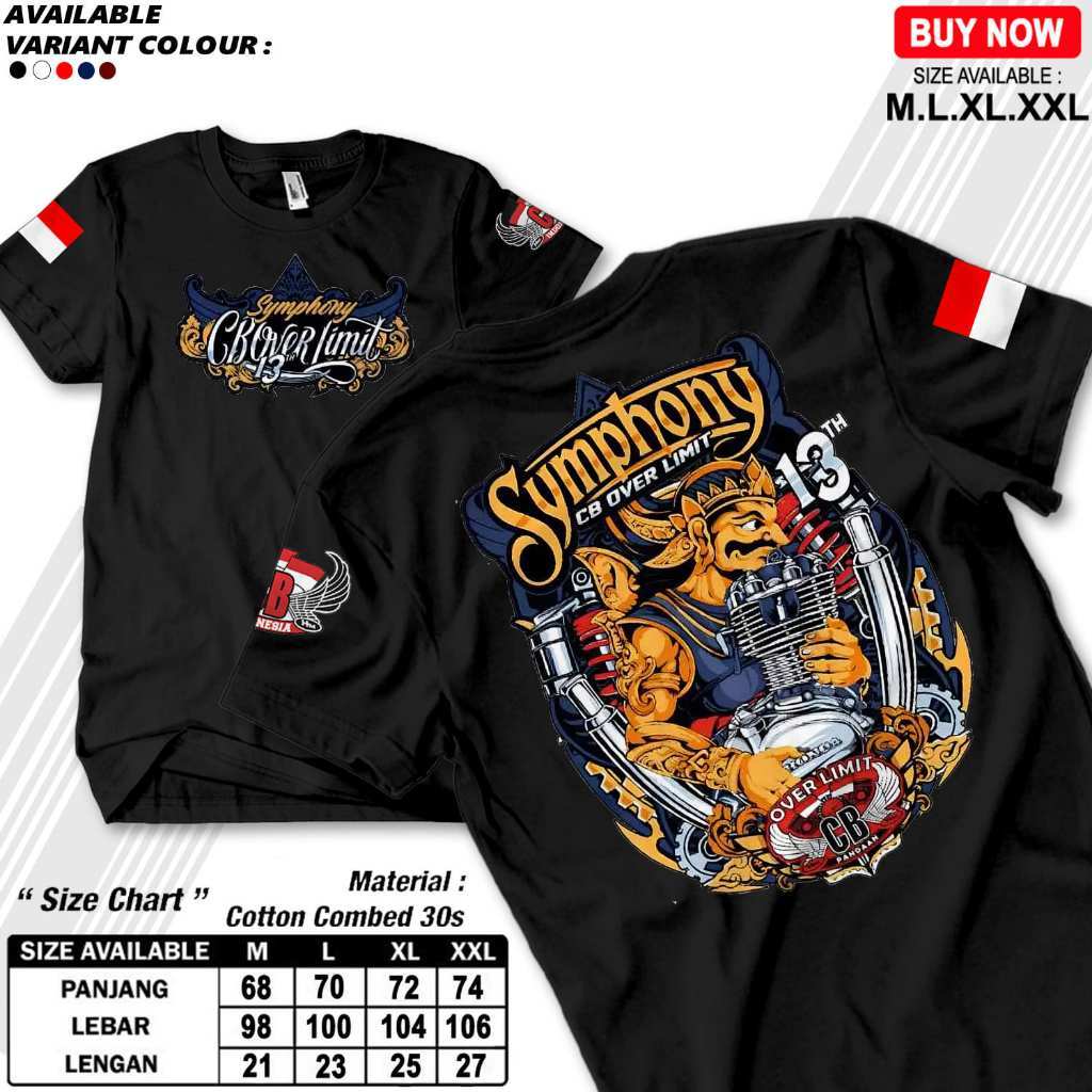 SYMPHONY EVENT เสื้อยืด 13th CB OVERLIMIT PANDAAN ORIGINAL Date 25 JULY 2026