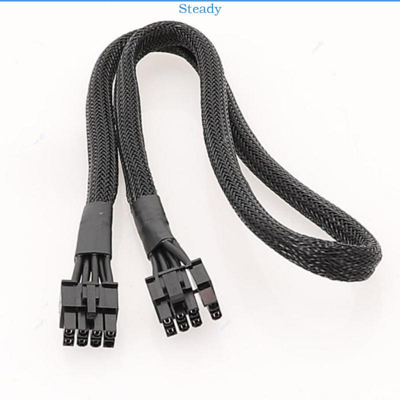 Steady 8Pin to 6+2 Pin Power Supply Adapter Cable GPU 8Pin Male to 8Pin Male Cable