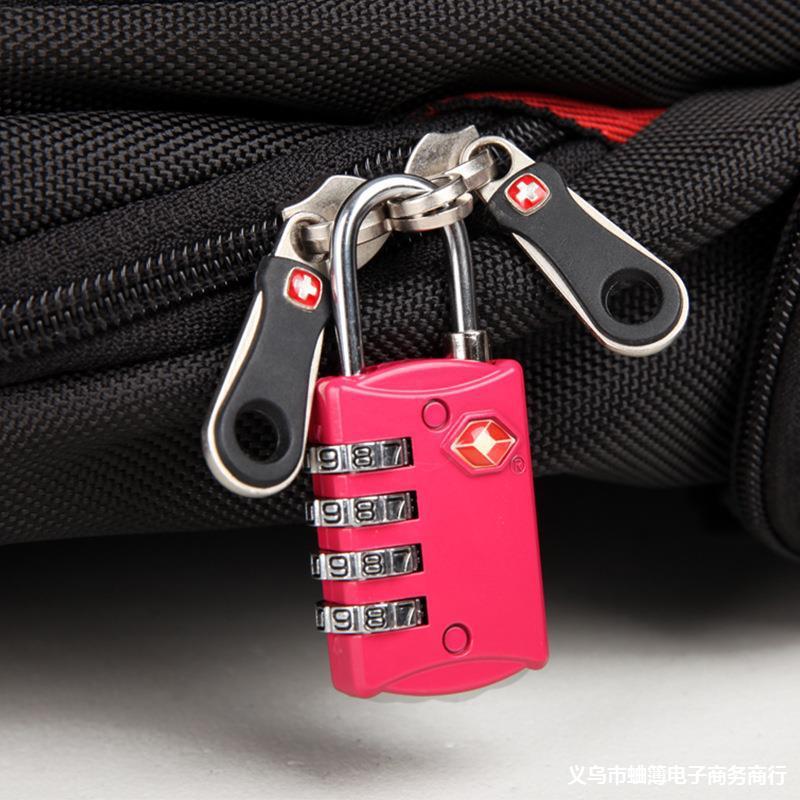 Customs ล็อค tsa Yifeng กระเป๋าเดินทาง Padlock Gym Mini หมายเลขสี่ขุดรหัสล็อค tsa Customs ล็อค