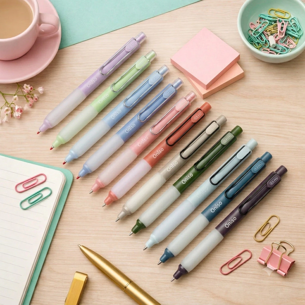 (ปากกาตัวดังจาก Tiktok) ปากกา ปากกาเจล Oniso หมึกน้ำเงิน รุ่น ONI-9133 ขนาด 0.5 mm.