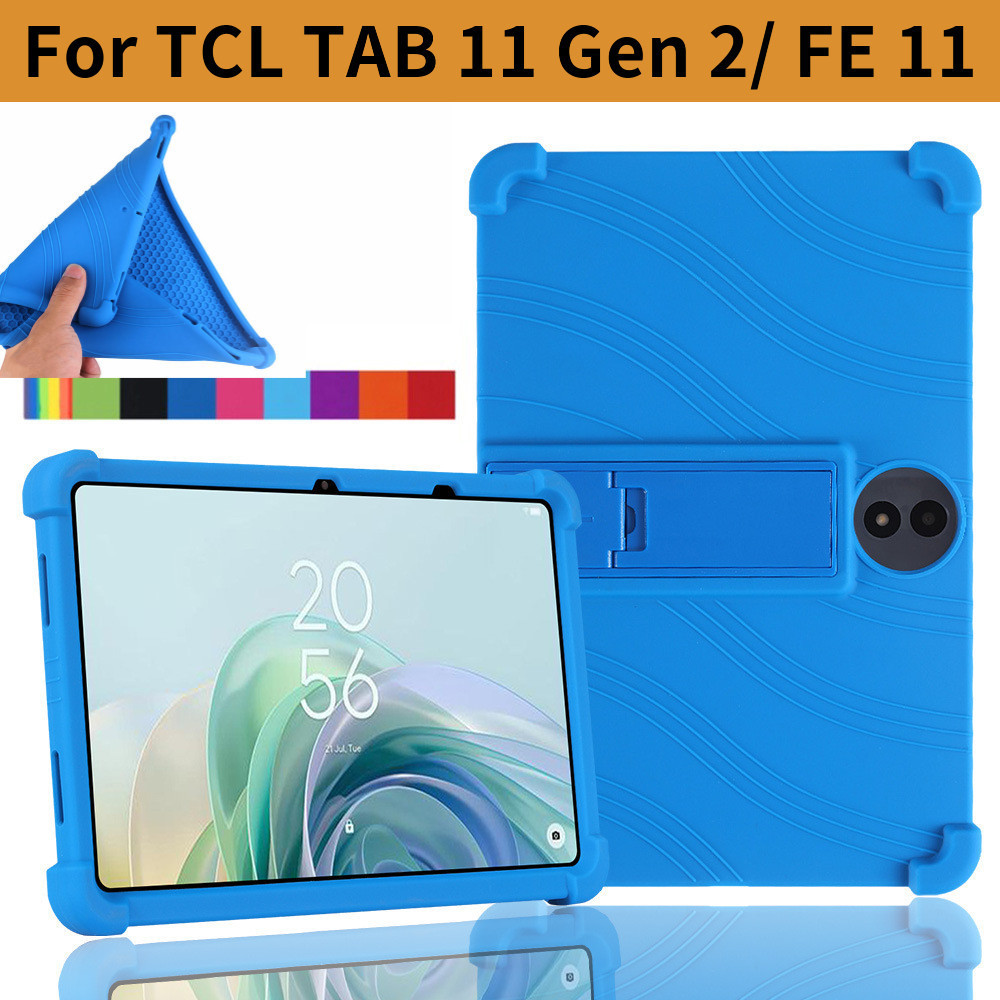 เคสซิลิโคนสําหรับ TCL TAB 11 Gen2 11 "9465X FE 9466X3 9166G NXTPAPER 11 นิ้ว Anti-drop Cover soft sh