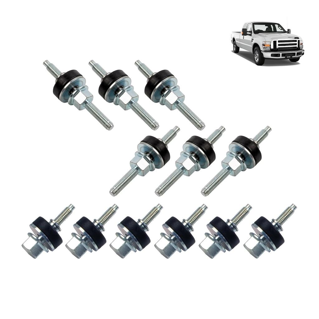 4C3Z-6C519-AA วาล์ว Bolt Kit Fit สําหรับ Ford 6.0 Powerสโตรกดีเซล F250 F350 E350 E450 2003-2010, ชุด