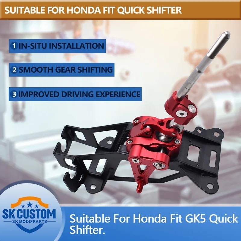 STXT เกียร์ Shifter กล่องคู่มือสั้น Shifter สําหรับ Honda Fit GK5 GE6 GE8 CITY GM6 GIENIA GJ8 GREIZ 