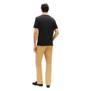 Tommy Hilfiger เสื้อยืด ผู้ชาย รุ่น MW0MW42365 BDS - สีดำ ทรง Regular
