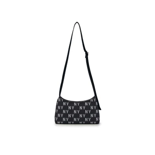 MLB กระเป๋าสะพายข้าง ยูนิเซ็กส์ Classic Jacquard Monogram Crossbody Bag รุ่น 3ACRM015N 50BKS สีดำ