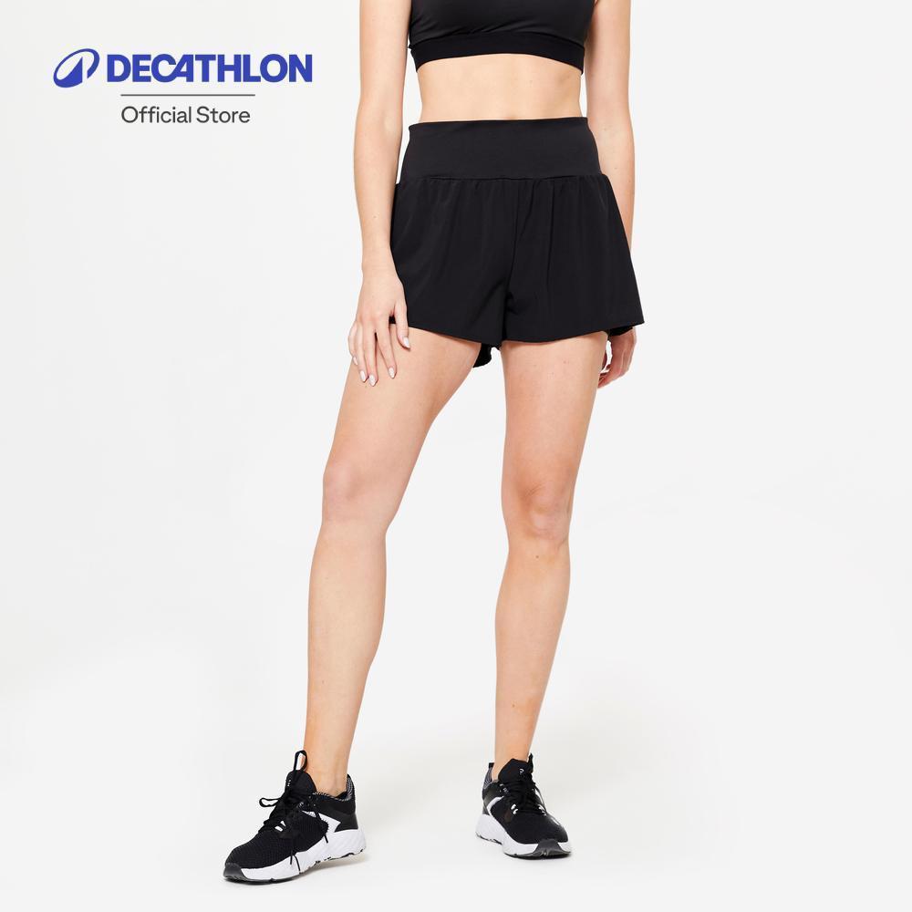 Decathlon Women'S 2-In-1 Fitness Shorts กางเกงขาสั้นผู้หญิง 