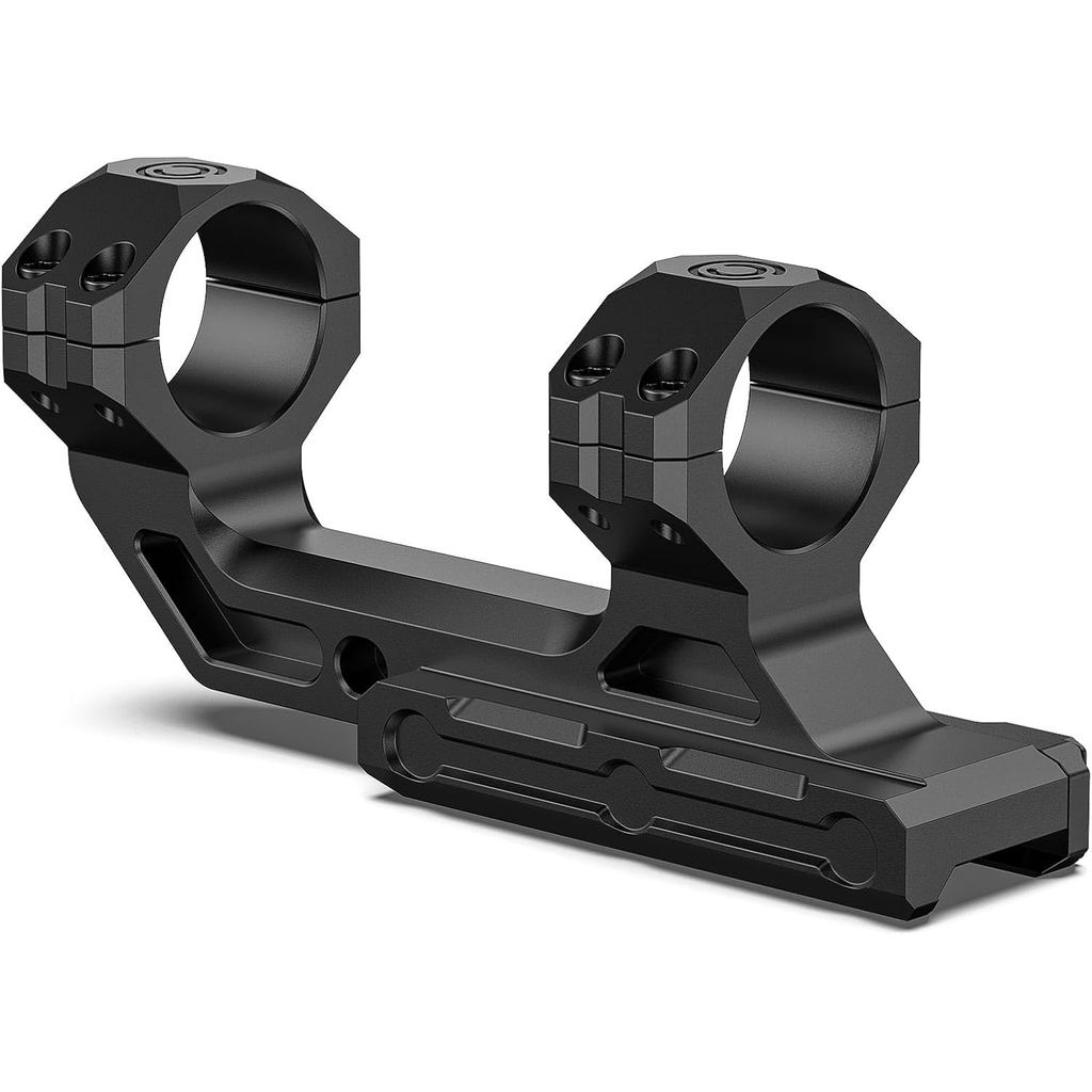 Precision Cantilever Scope Mount - Offset Dual Ring Scope Mount สําหรับราง Picatinny - ชิ้นเดียว