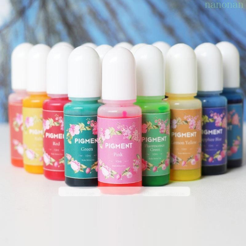Nan 15 สี Epoxy Resin Pigment Liquid Epoxy Dye Translucent Resin Tint Colorant