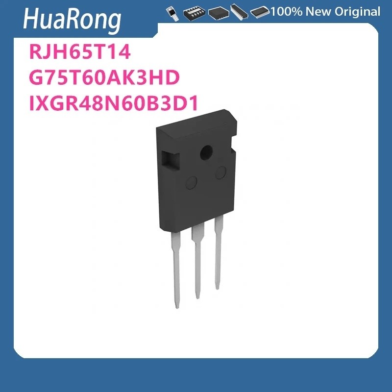 10 ชิ้น/แบทช์ RJH65T14 G75T60AK3HD G75T60AK3 IXGR48N60B3D1 IXGR48N60 TO-247