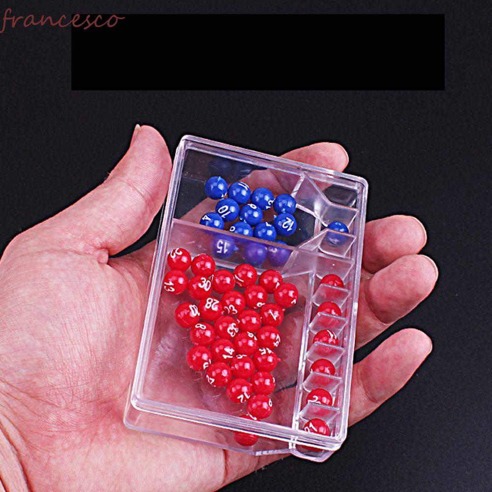 FRANCESCO Lucky Lottery Toy Mini Entertainment 5+2 6+1 Easy Read Numbers Party Game Entertainment Bi