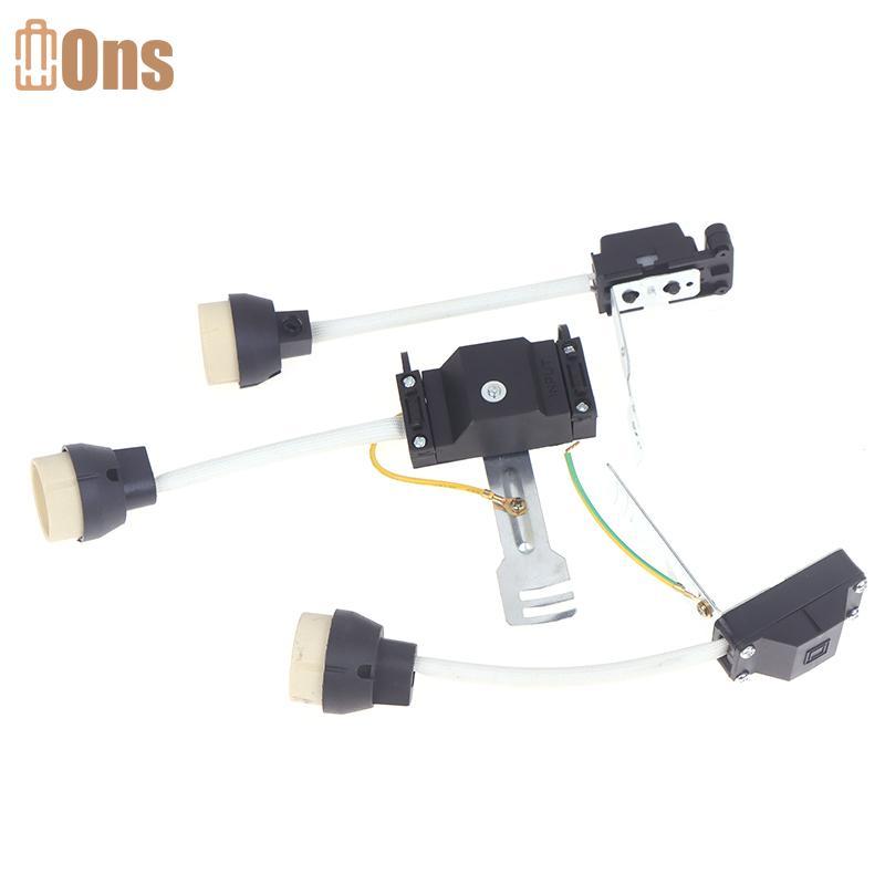 Ons GU10 ผู้ถือโคมไฟฐานเซรามิคและ Terminal Block/Bridge W และฉนวนสําหรับ GU10 ที่