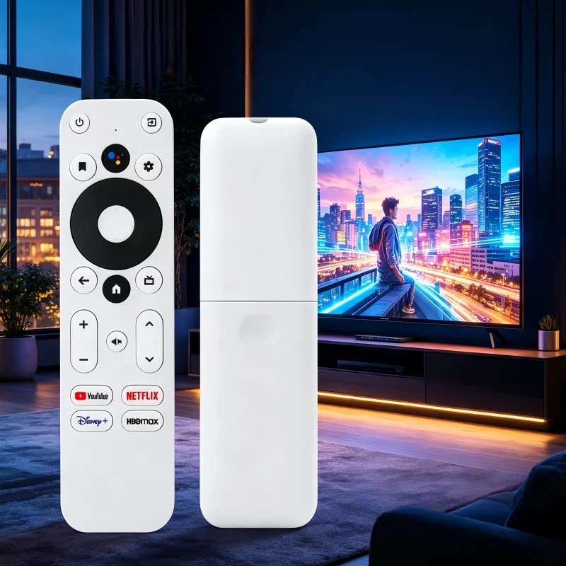 เปลี่ยนรีโมทด้วยเสียงสําหรับ MECOOL KM2 PLUS ONN Android TV Box 4K UHD Google Assistant