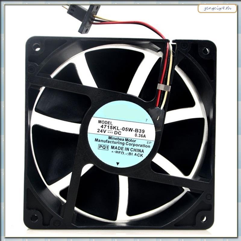 [ZBM] พัดลมระบายความร้อน PQ1 สําหรับ NMB-MAT 4715KL-05W-B39 DC 24V 0.36A 3 สาย